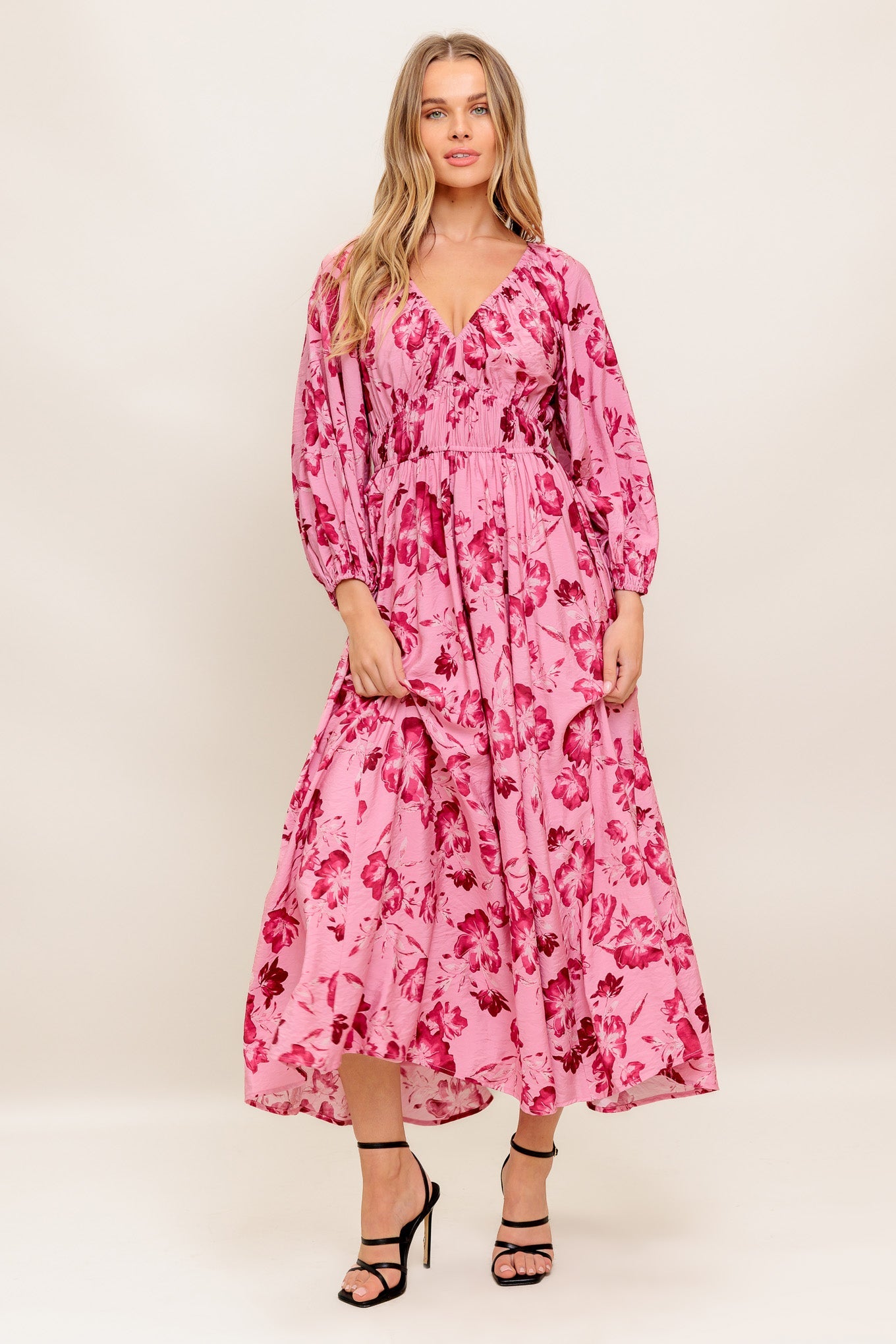 VESTIDO MIDI TEJIDO HONEY BUN MOUVE