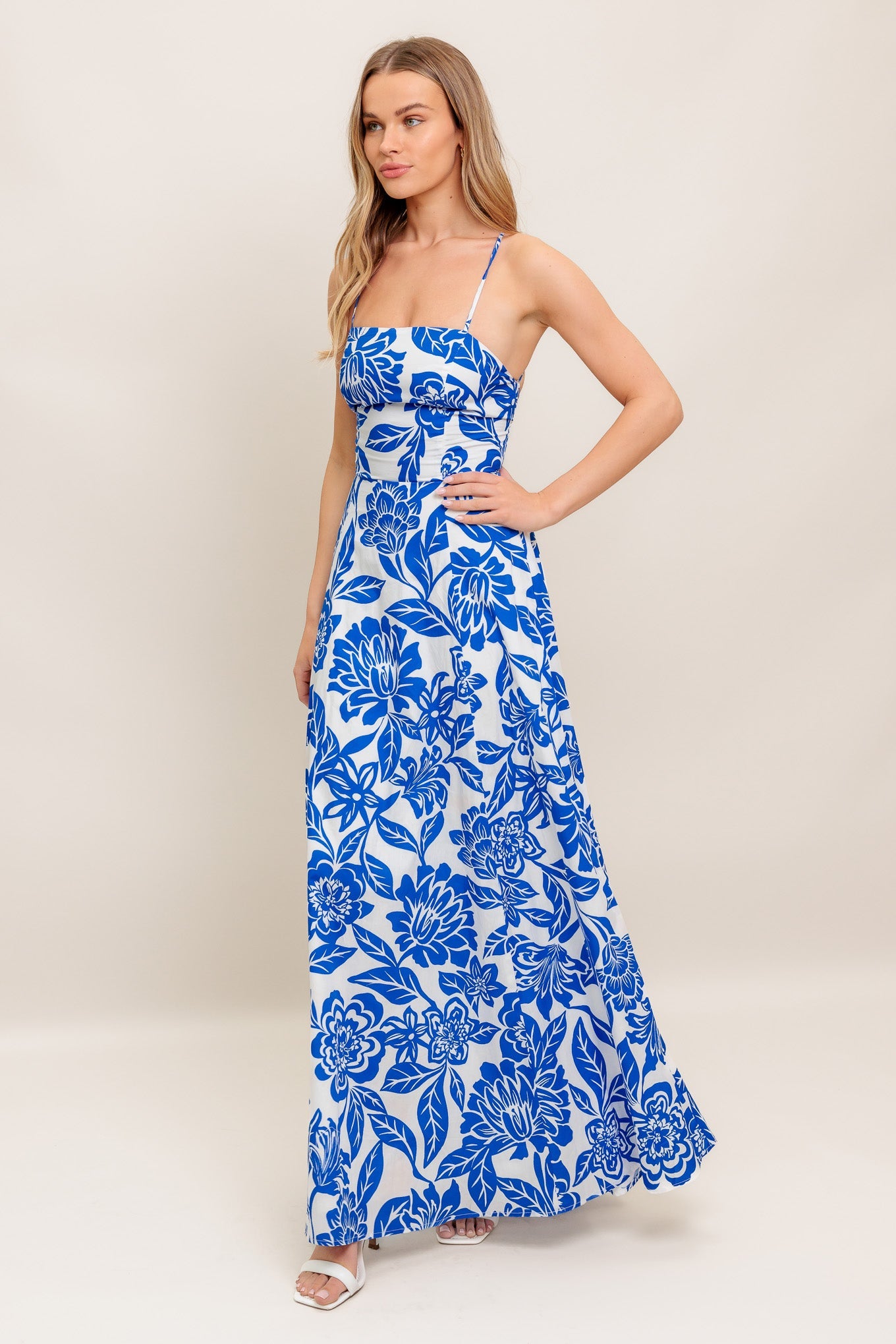 VESTIDO TEJIDO HASTA EL TOBILLO SEASIDE BLOOM