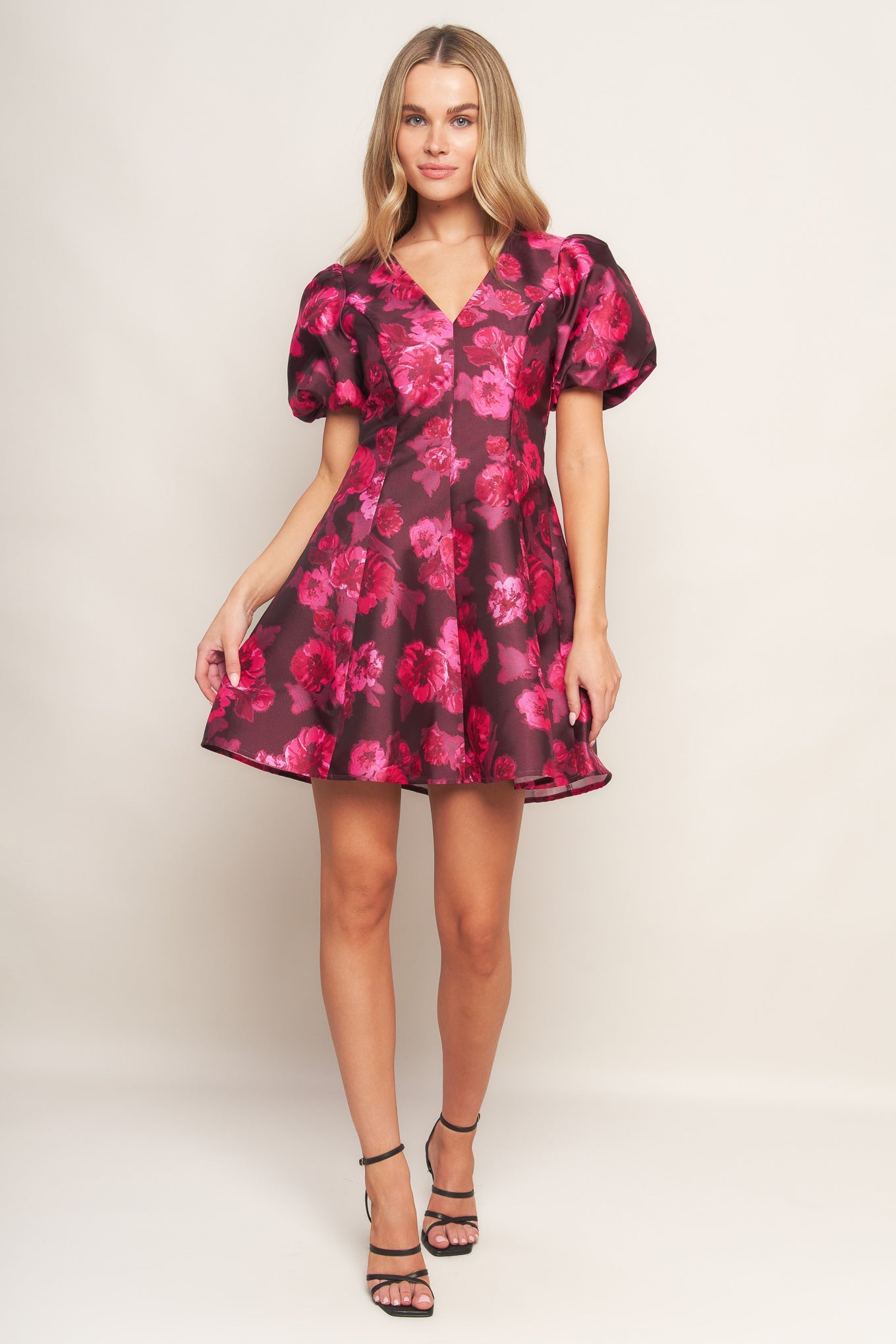 VESTIDO MINI TEJIDO BLOOM RHAPSODY