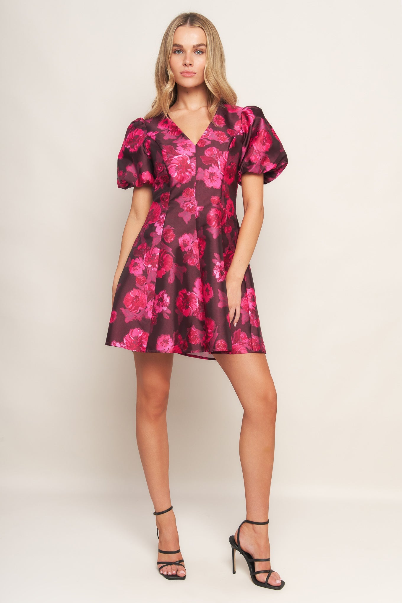 VESTIDO MINI TEJIDO BLOOM RHAPSODY