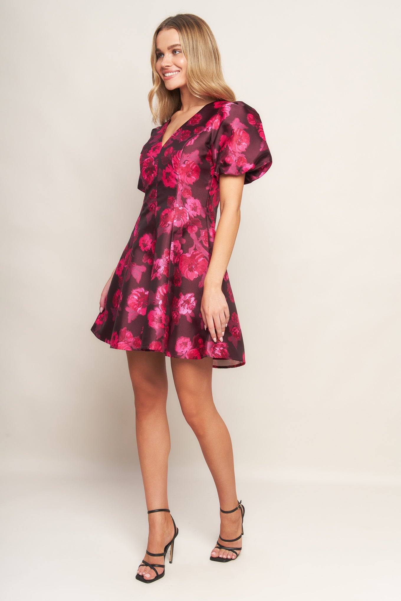 VESTIDO MINI TEJIDO BLOOM RHAPSODY