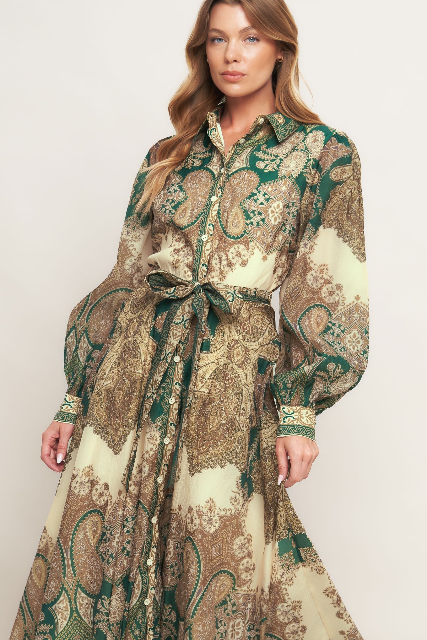 GOLDEN VISION WOVEN DRESS
