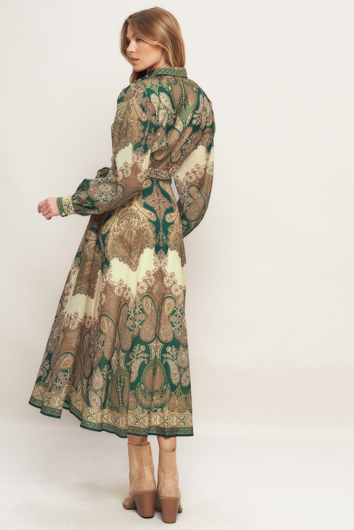 GOLDEN VISION WOVEN DRESS
