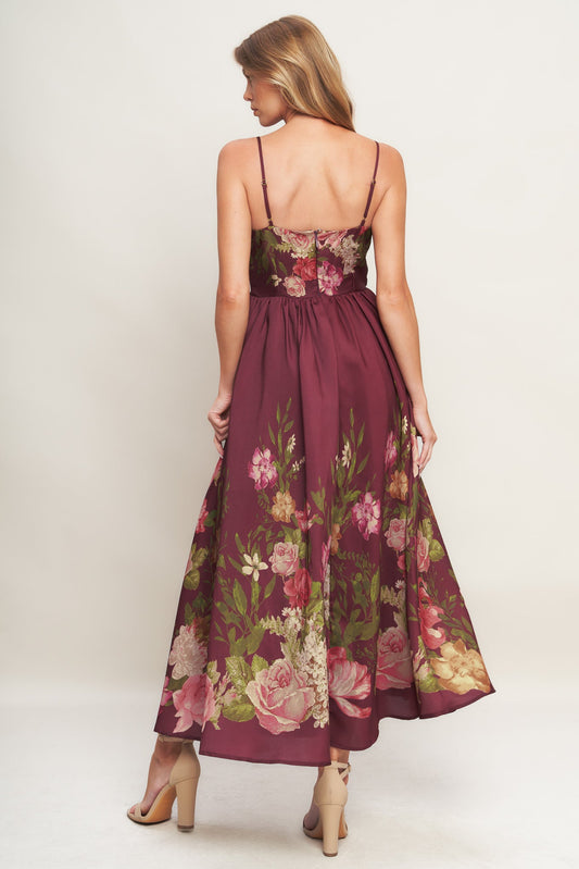 SECRET GARDEN ROMANCE WOVEN ANKLE DRESS
