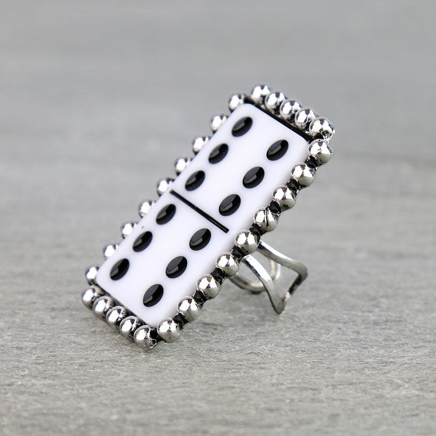 Roll The Dice Western Cuff Ring