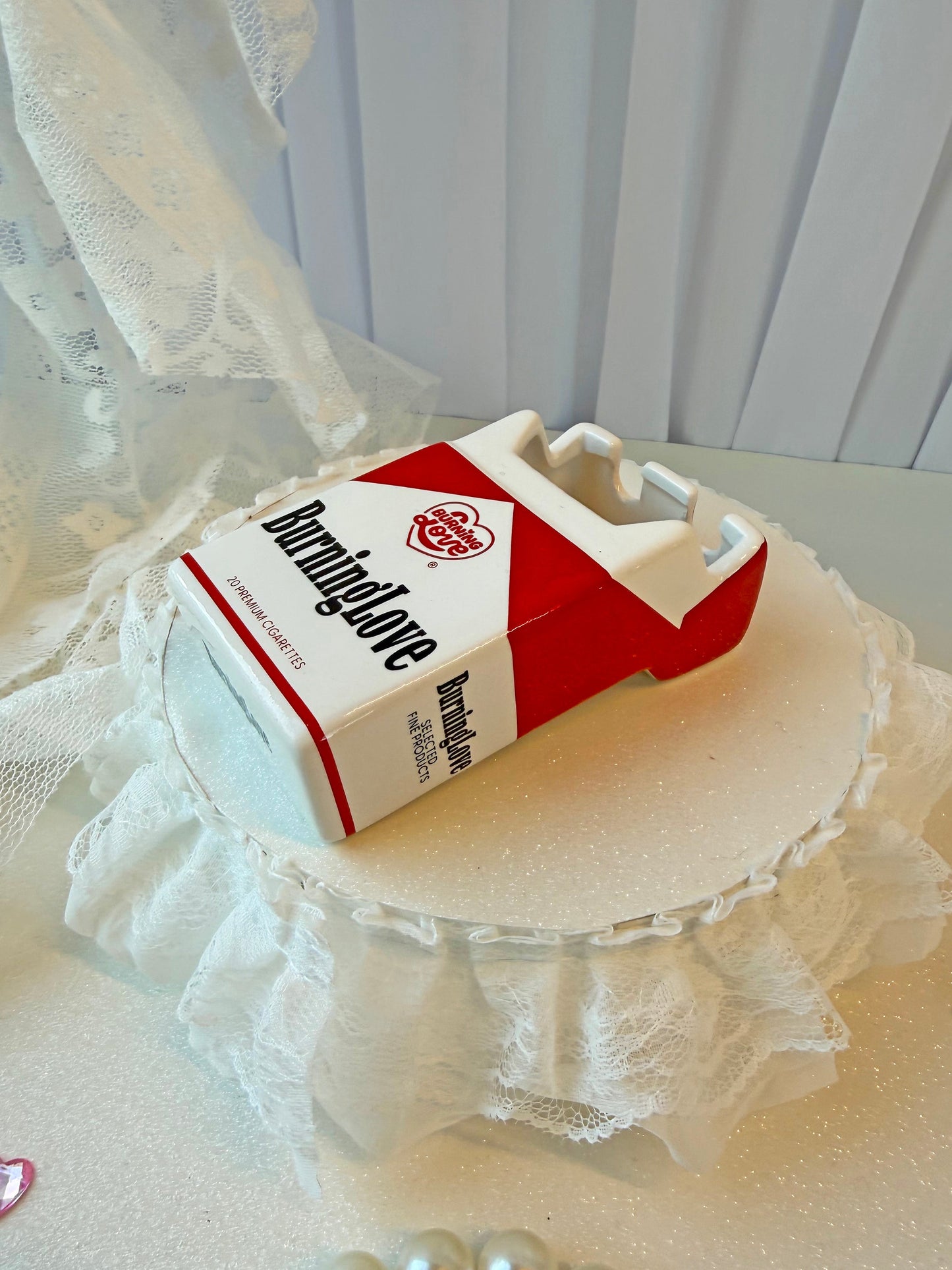 Cig Love On Fire Ashtray