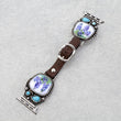 Texas Bluebonnet Bouquet Silver Western Apple Watch Band