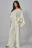 LEISURELY LUXE PANTS SET IN IVORY