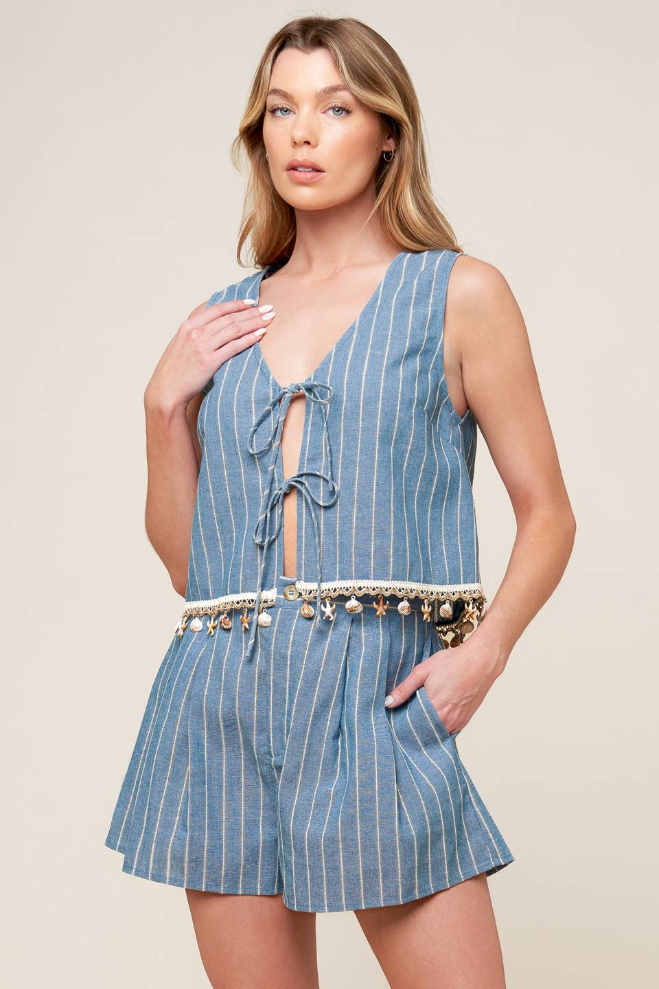SONGS OF THE SKY TOP & SHORTS SET