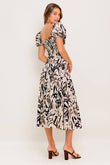 NEUTRAL ZONE WOVEN TOP AND SKIRT SET