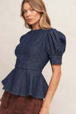 CLASSIC EDGE DARK DENIM TOP