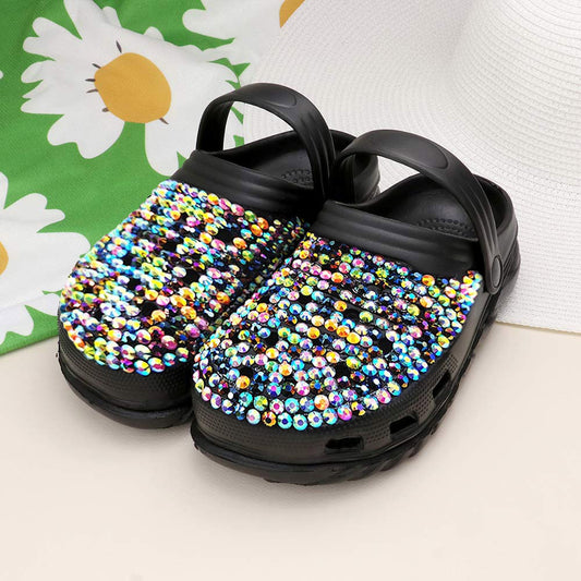 Bling Rubber Gummy Clog Slippers