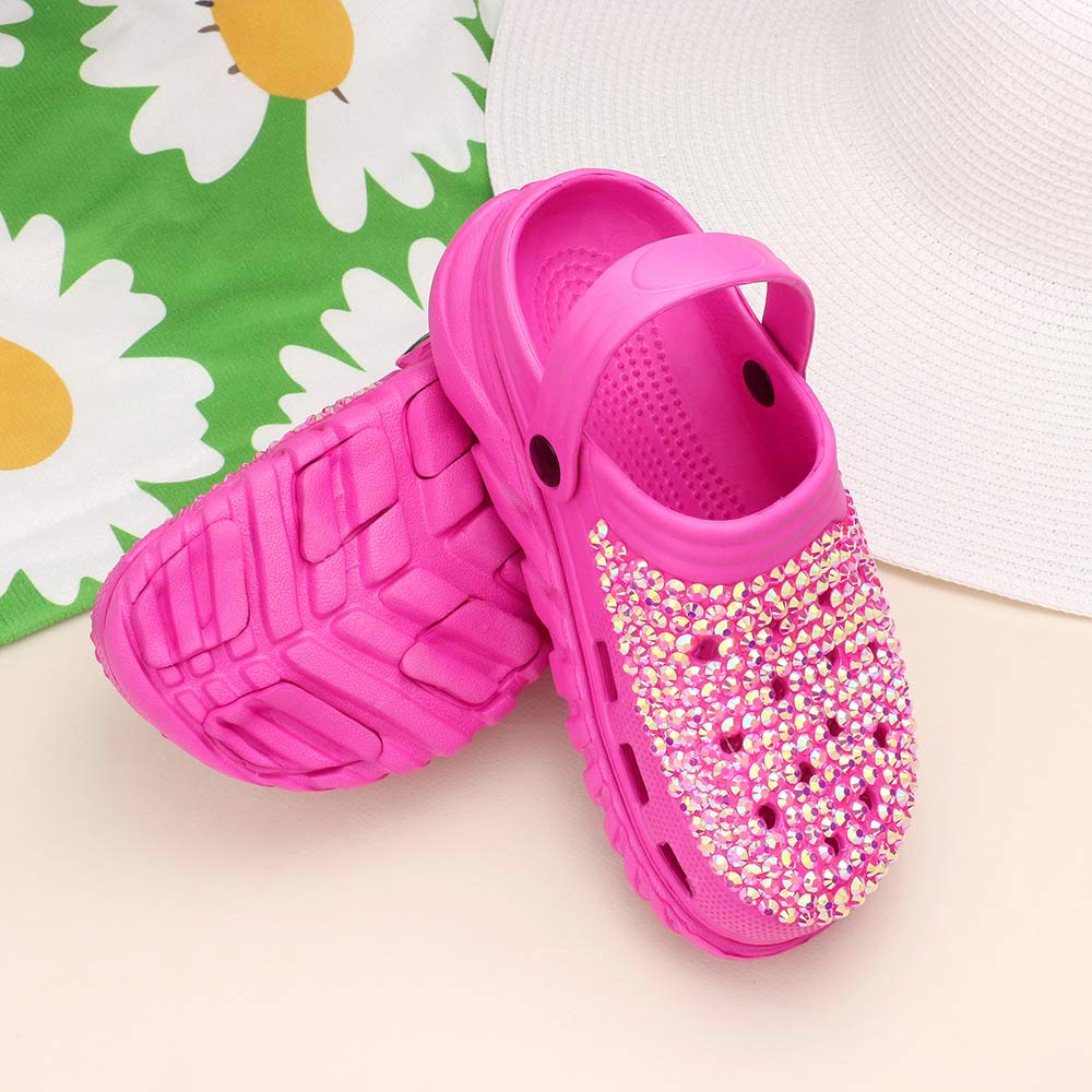 Bling Rubber Gummy Clog Slippers