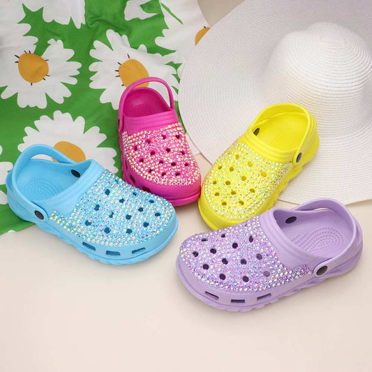 Bling Rubber Gummy Clog Slippers