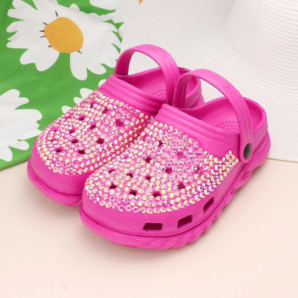 Bling Rubber Gummy Clog Slippers
