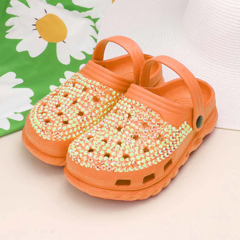 Bling Rubber Gummy Clog Slippers