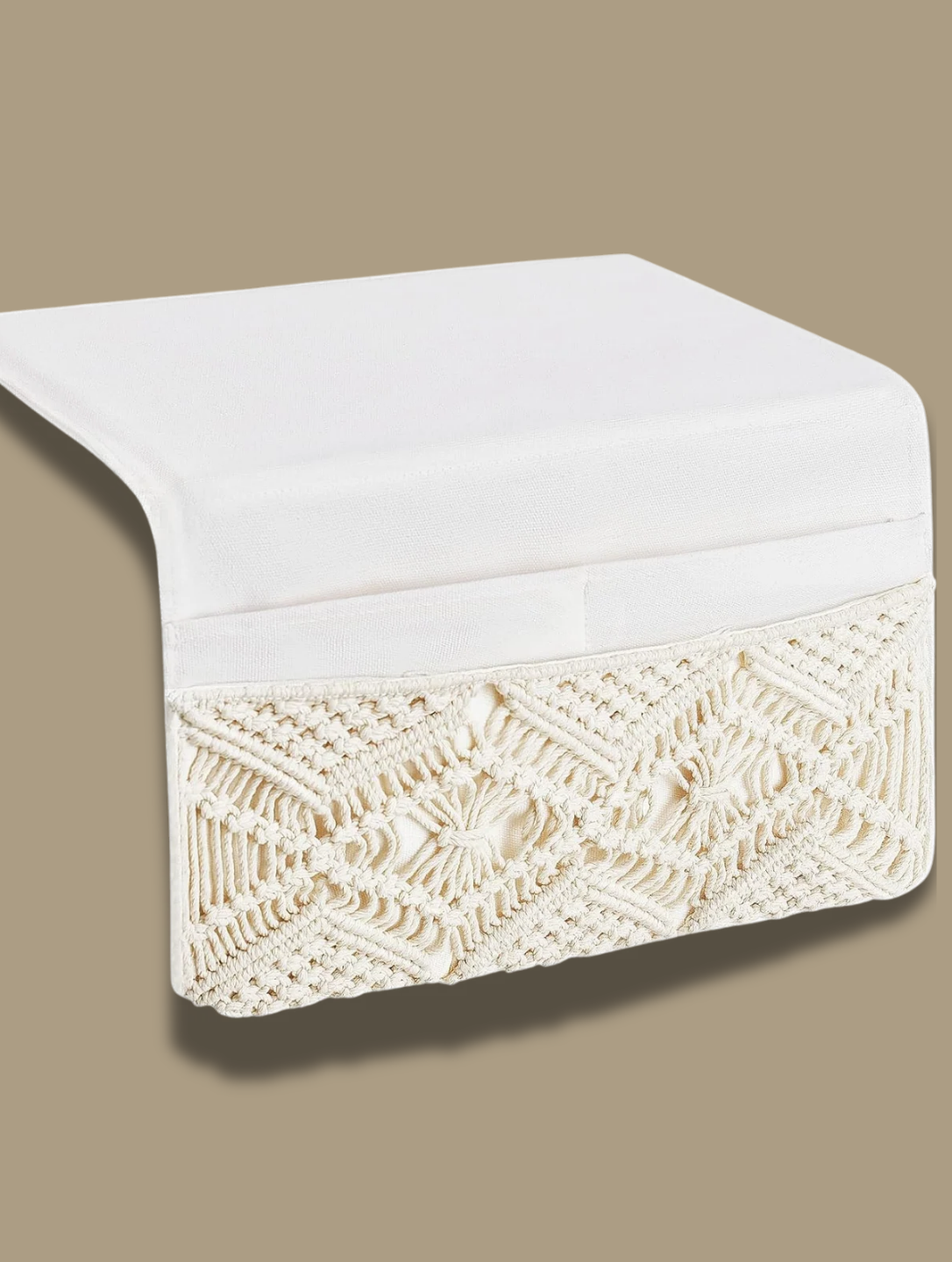 Calliope Macrame Storage Boho Bed Sofa Organizer