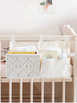 Calliope Macrame Hanging Crib Storage Organizer