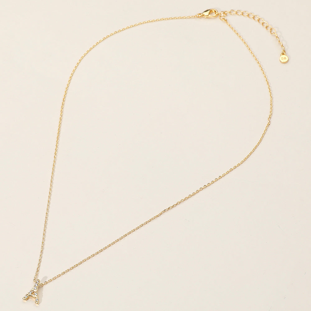 Paris at Heart Eiffel Tower Pendant Necklace
