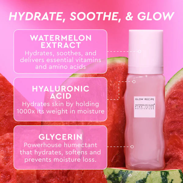 GLOW RECIPE Watermelon Glow Pink Juice Oil-Free Refillable Moisturizer