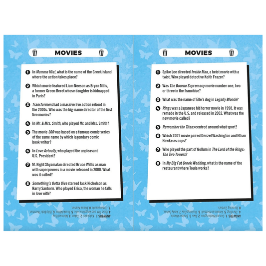 Best of the 00s: the Trivia Card Game