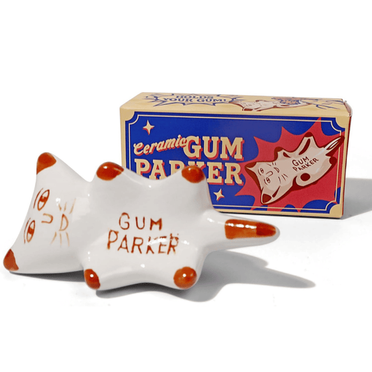 Ceramic Cat Used Gum Parker Dish