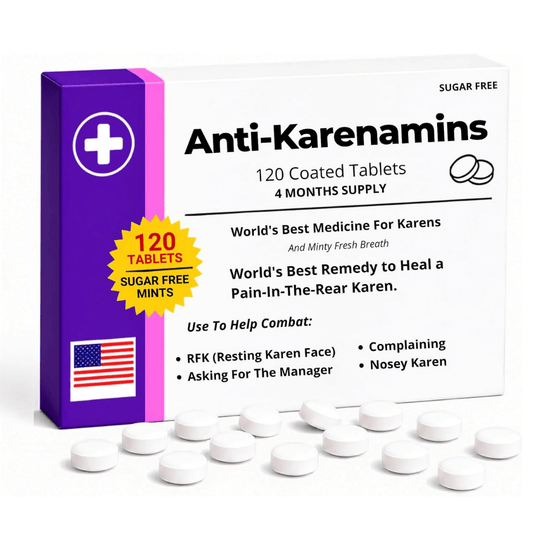 Anti Pills Candy Coated Mints Funny Gag Gift