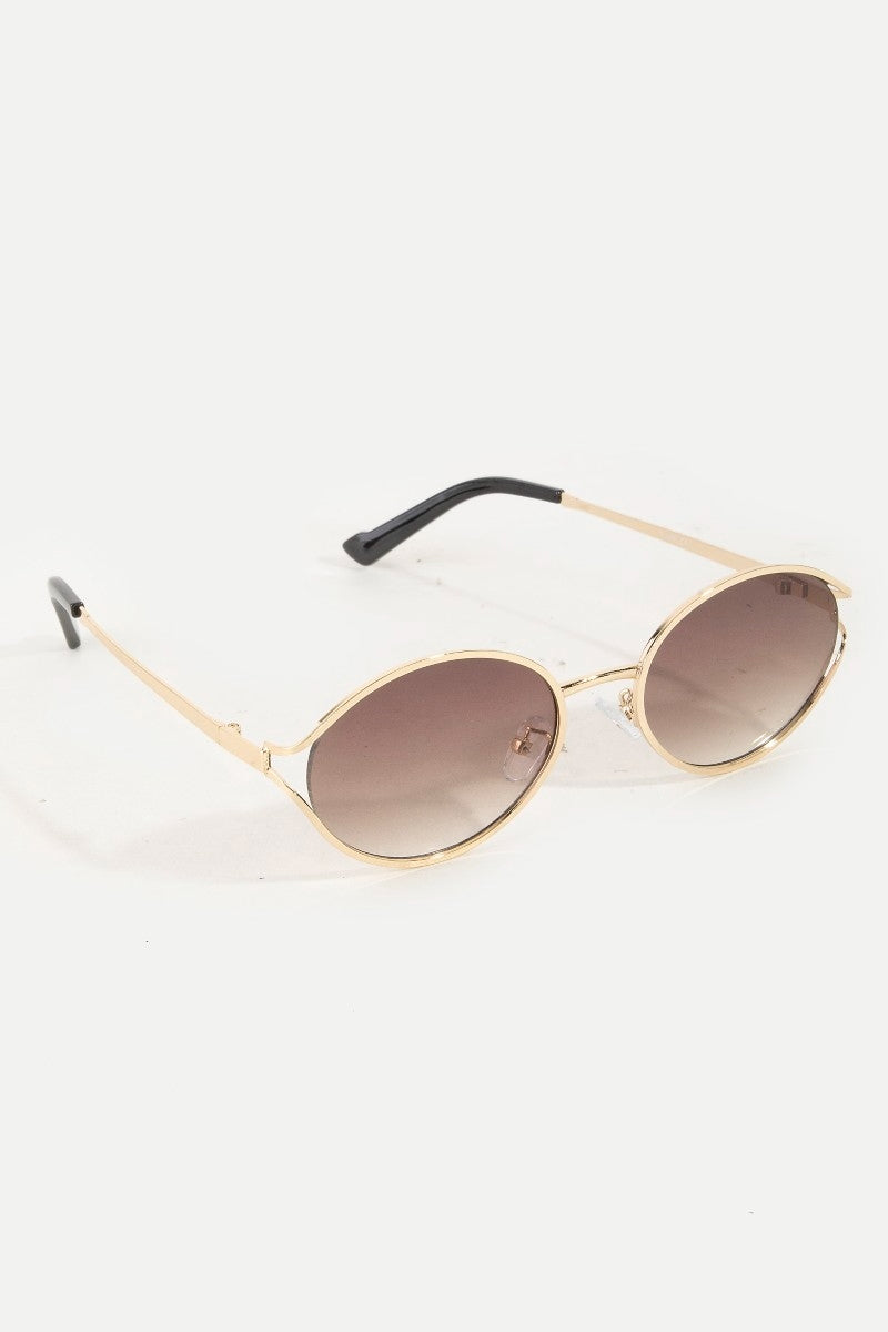 Olivia Oval Frame Sunglasses