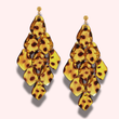 The Wild Side Leopard Chandelier Earrings
