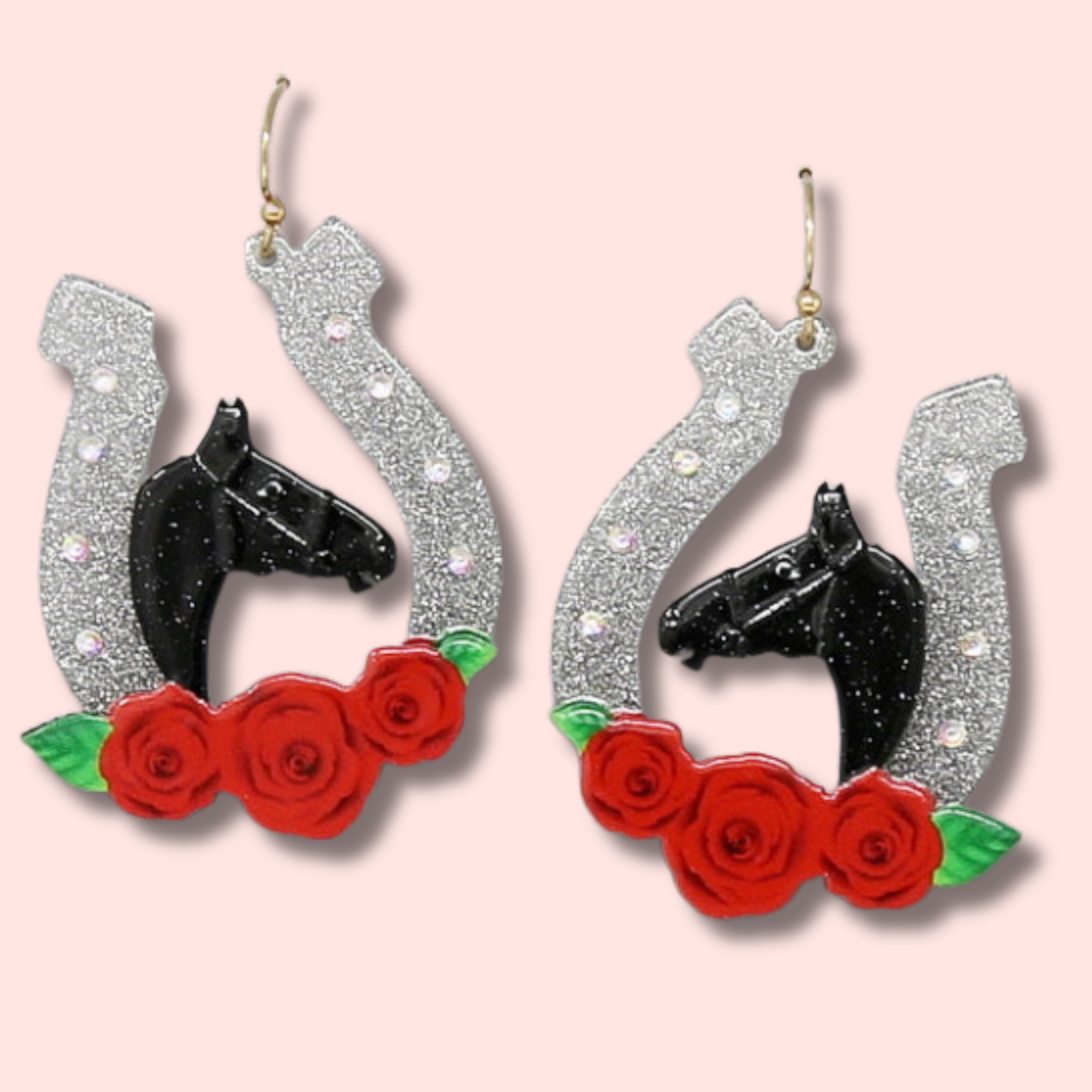 Kentucky Derby Days Horse Race Earrings