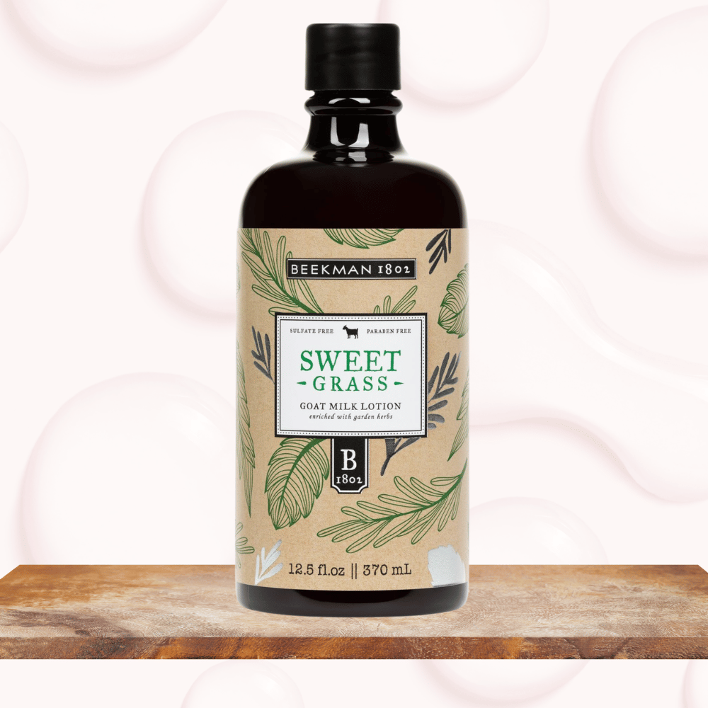 BEEKMAN 1802 Sweet Grass Soap & Lotion Set