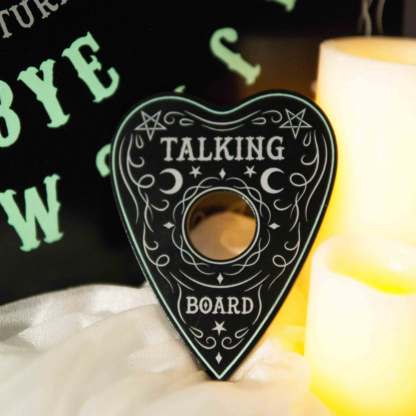 Glow in The Dark Star Ouija Spirit Board Planchette Game