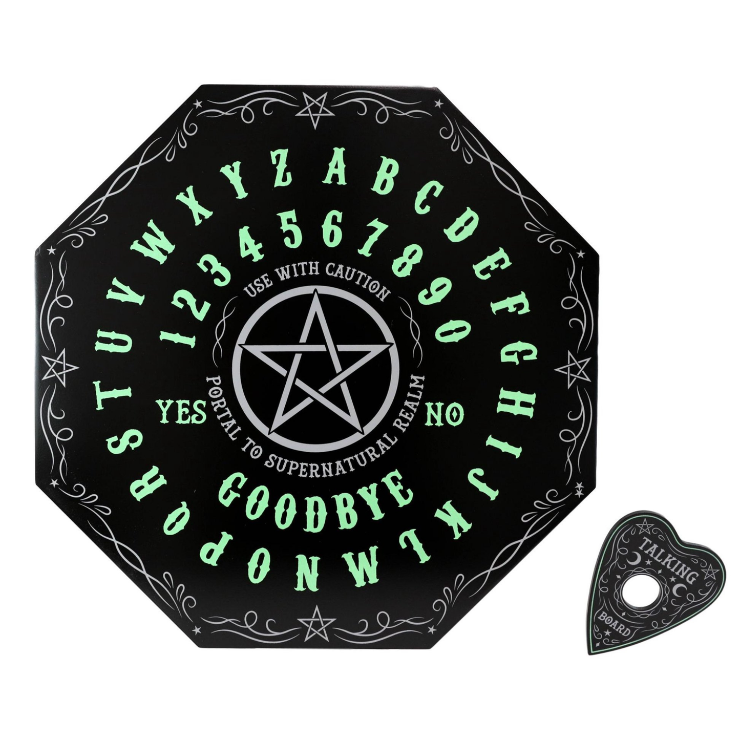 Glow in The Dark Star Ouija Spirit Board Planchette Game