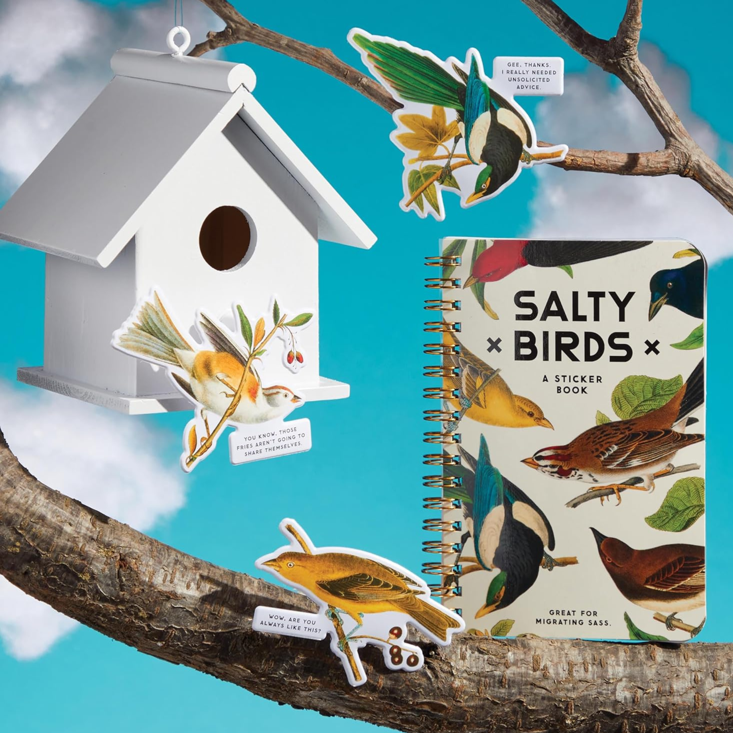 Salty Birds Snarky Sticker Book