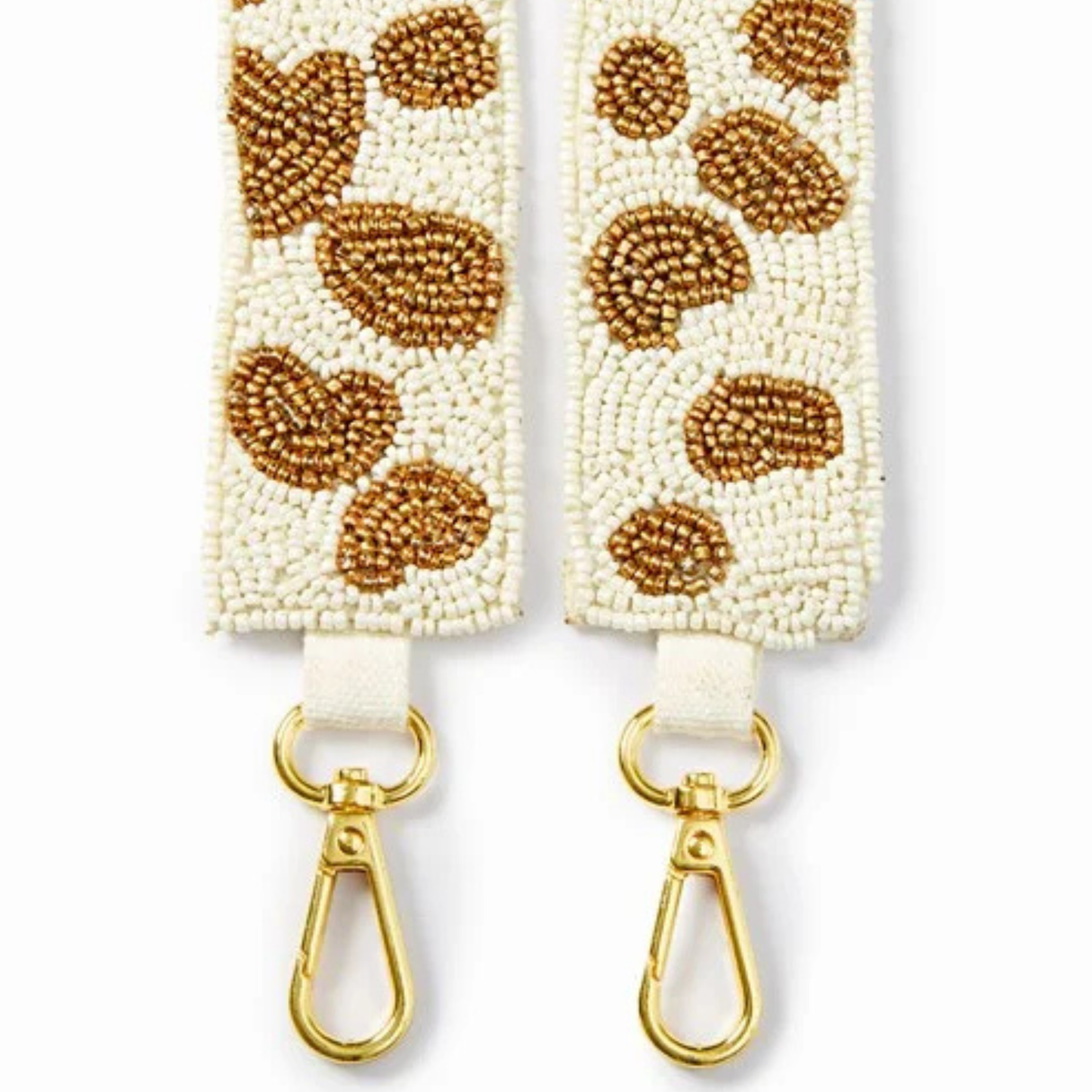 Leopard Beaded Crossbody Bag Strap