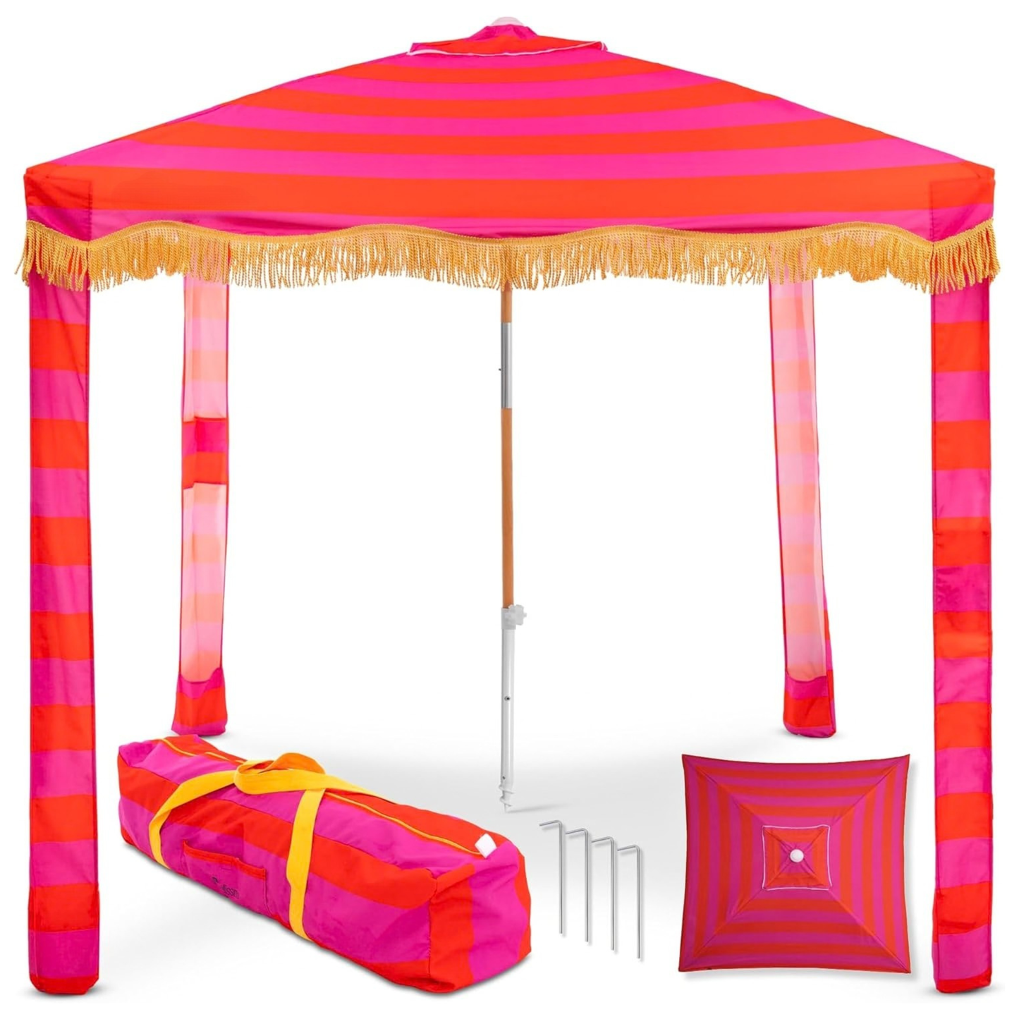 Our Best Boho Beach Cabana Fabric Tent