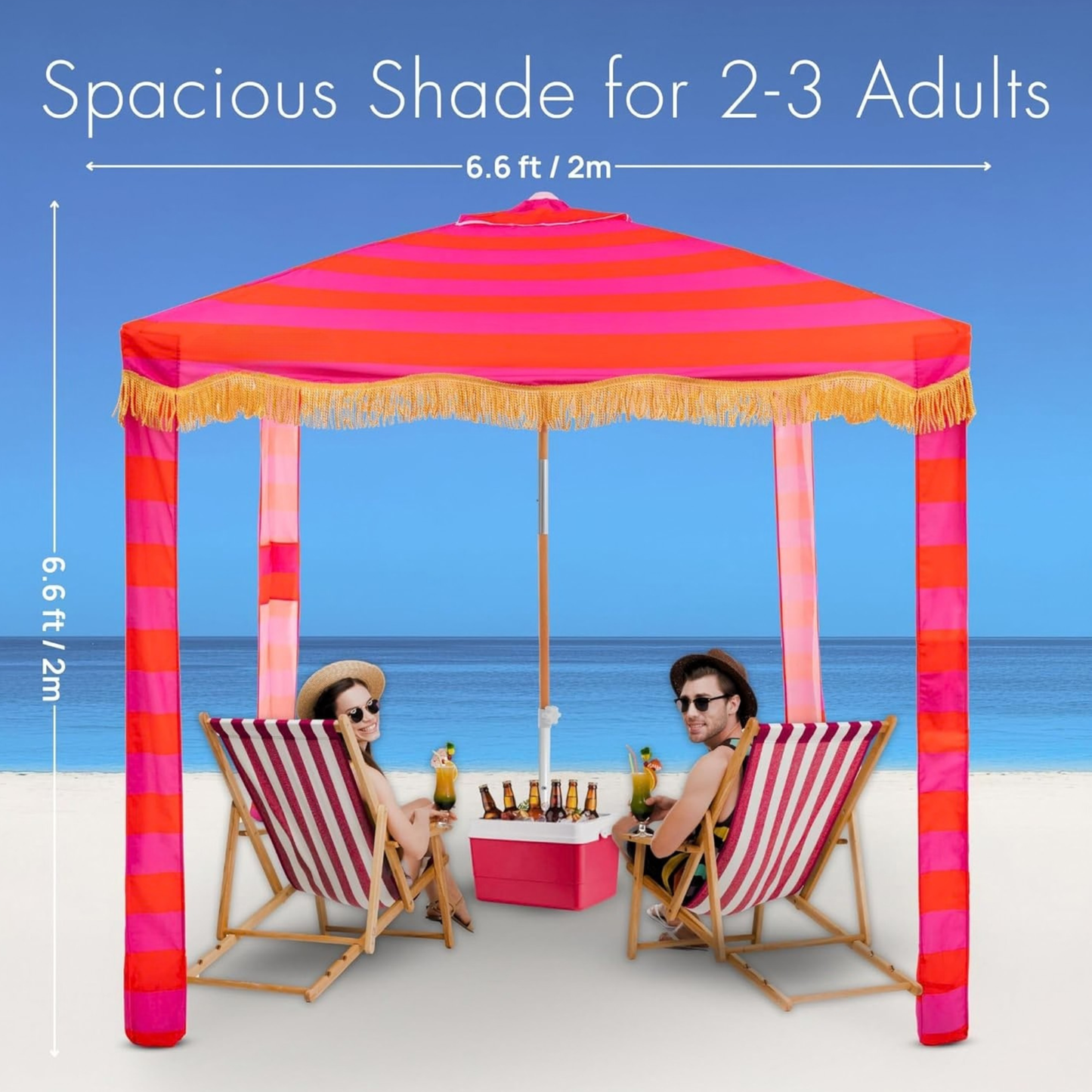 Our Best Boho Beach Cabana Fabric Tent