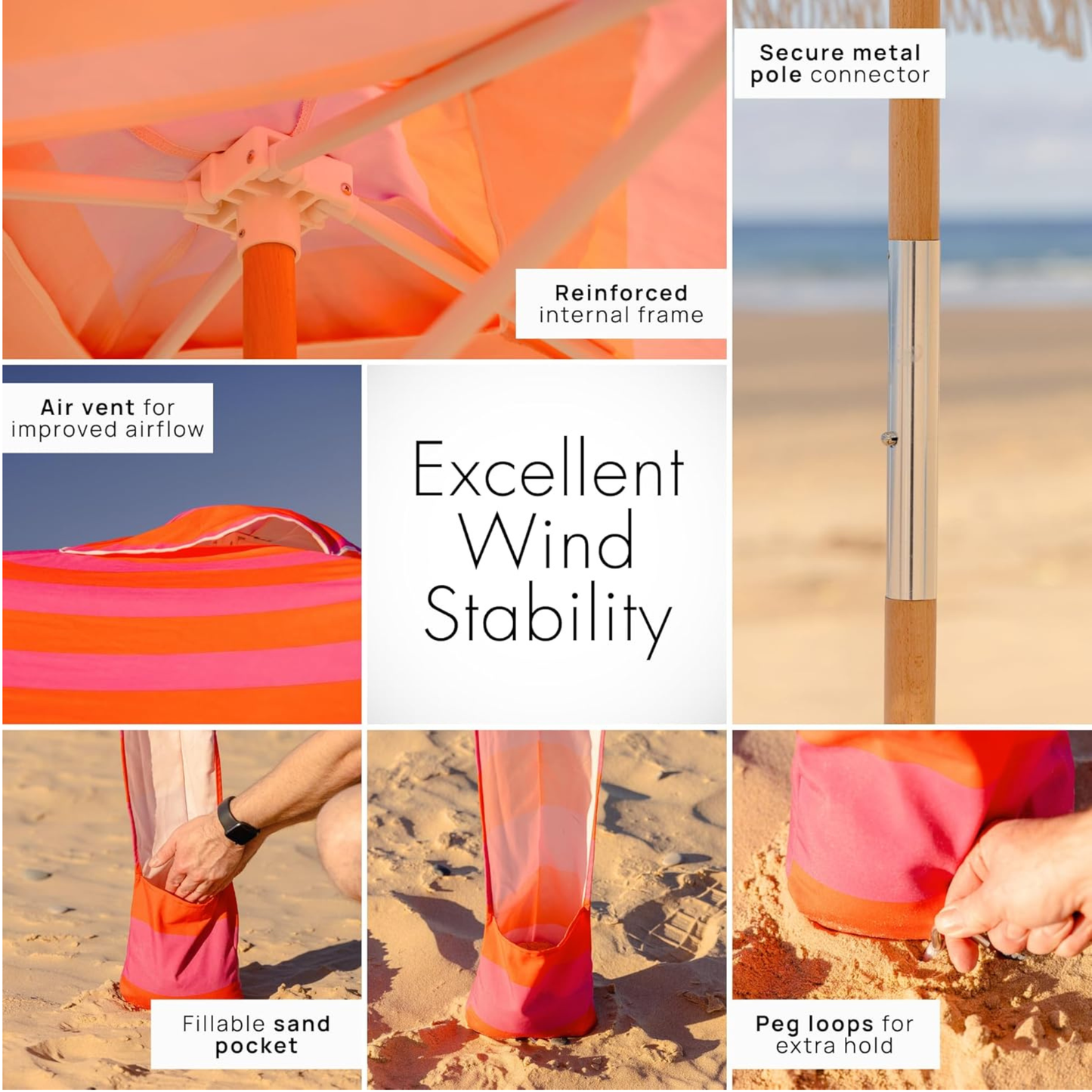 Our Best Boho Beach Cabana Fabric Tent