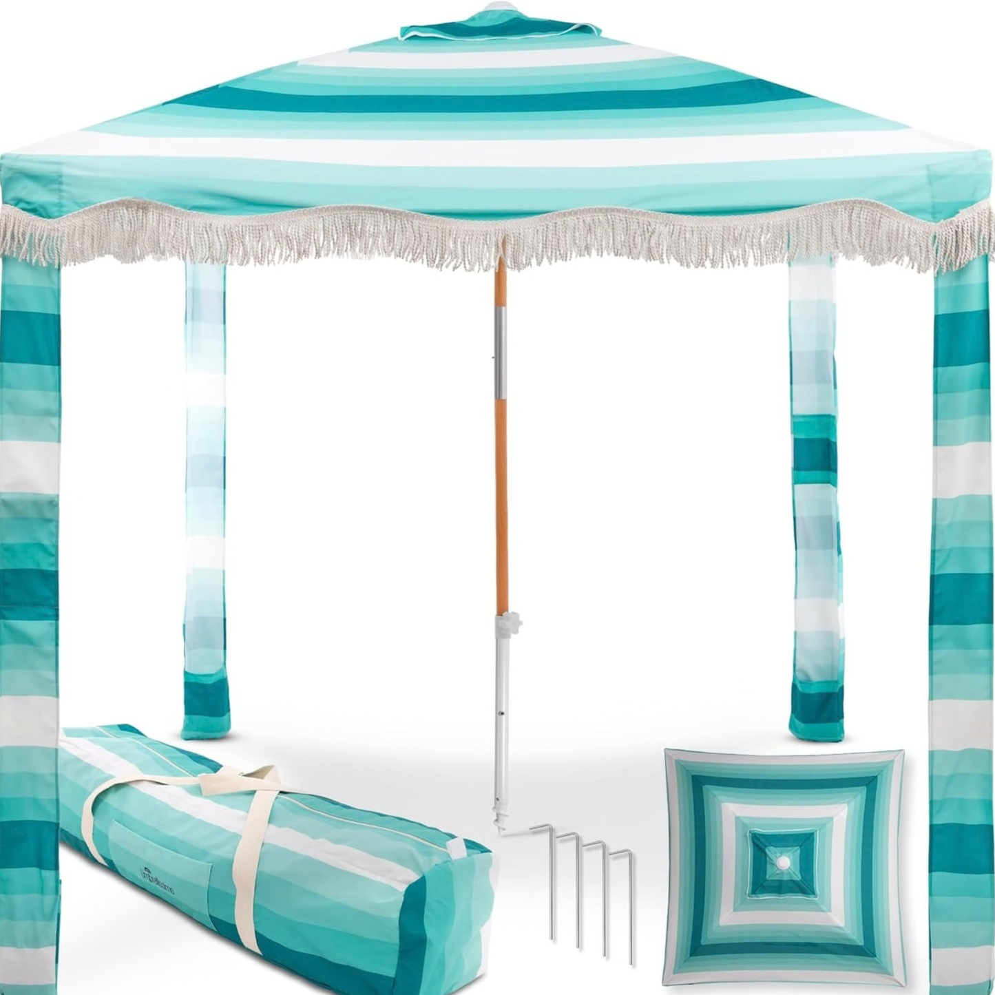 Our Best Boho Beach Cabana Fabric Tent