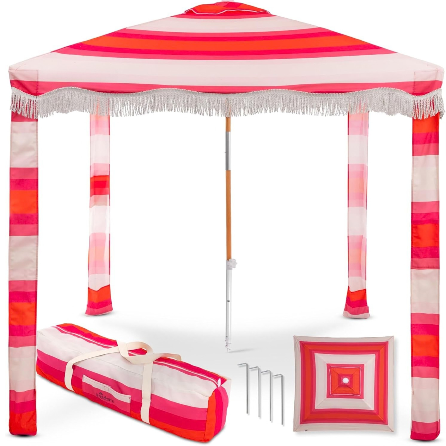 Our Best Boho Beach Cabana Fabric Tent