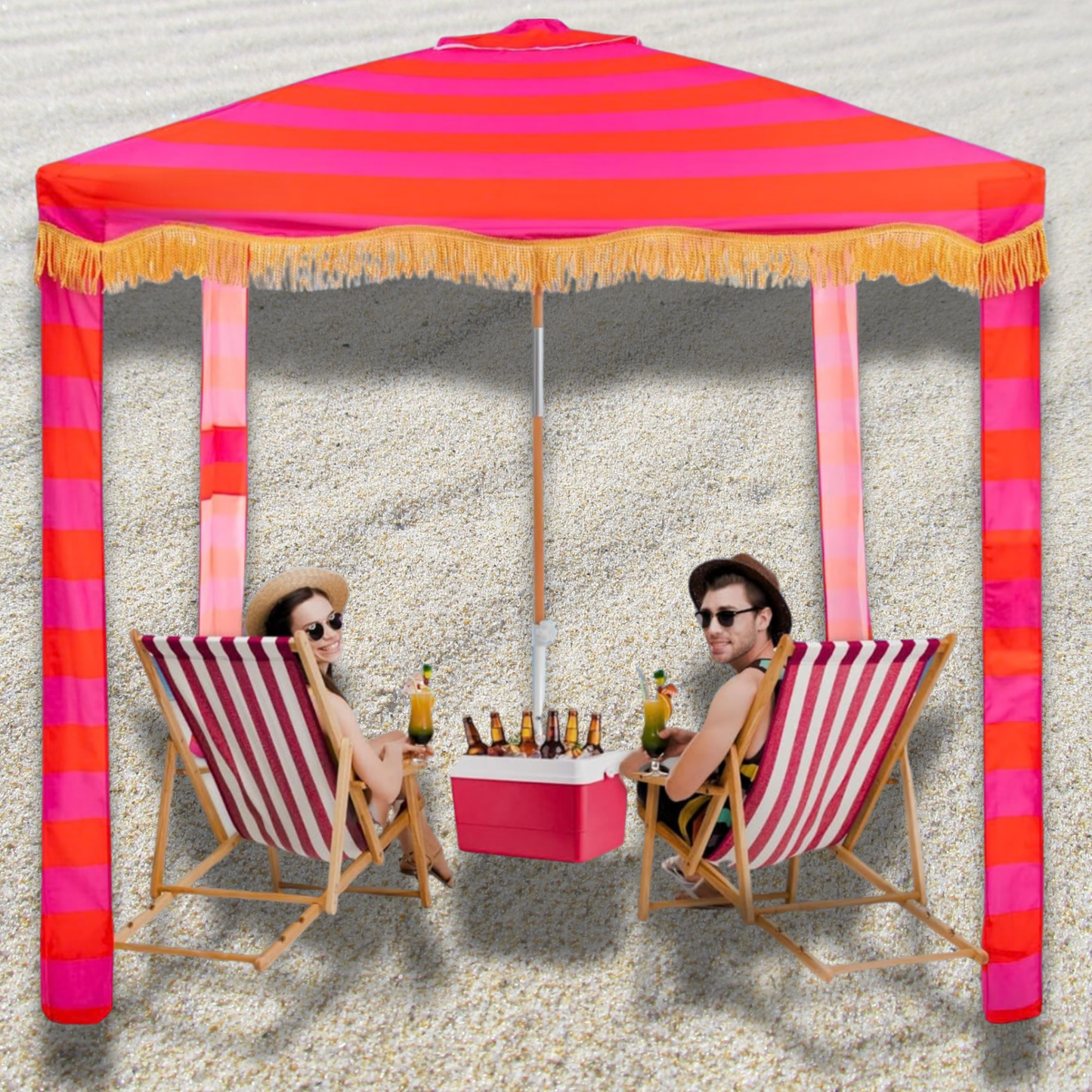 Our Best Boho Beach Cabana Fabric Tent