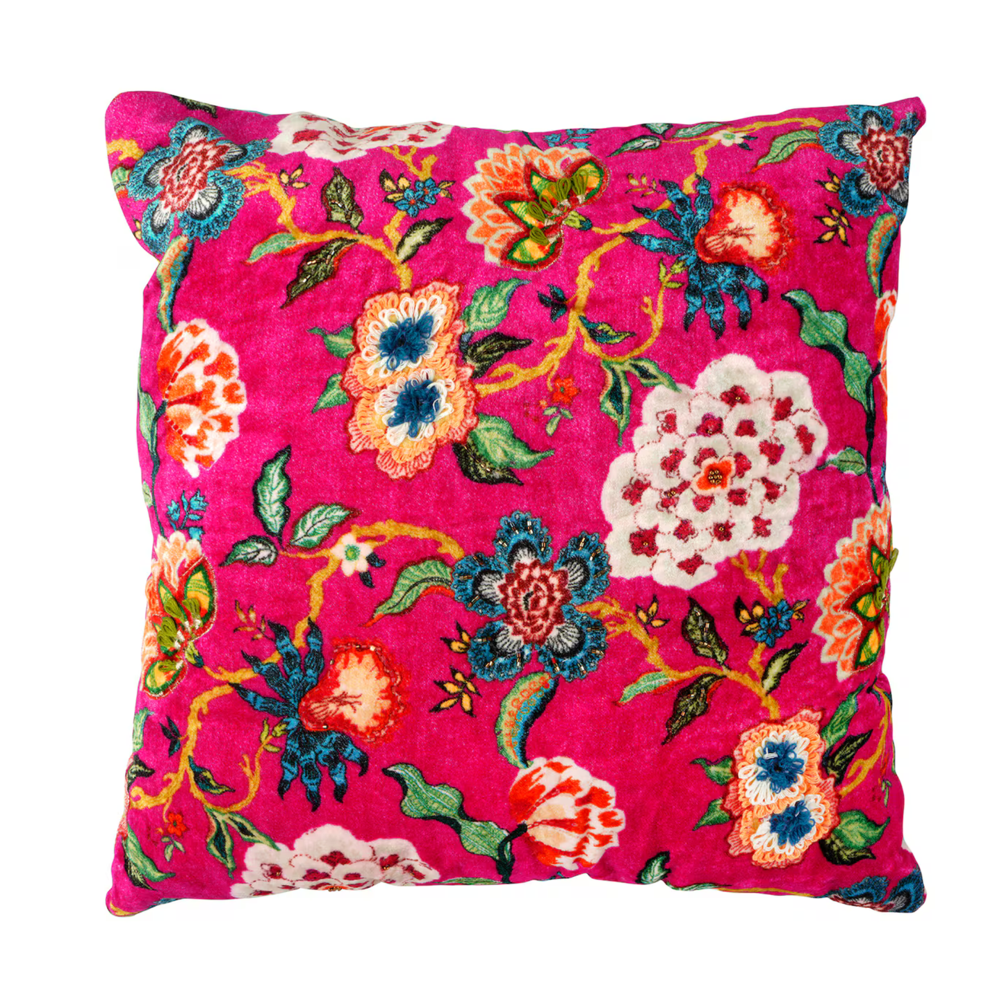 The Queen's Royal Garden Throw Pillow