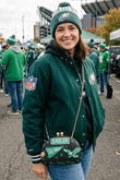 GO BIRDS Philadelphia Eagles Football Embroidered Handbag
