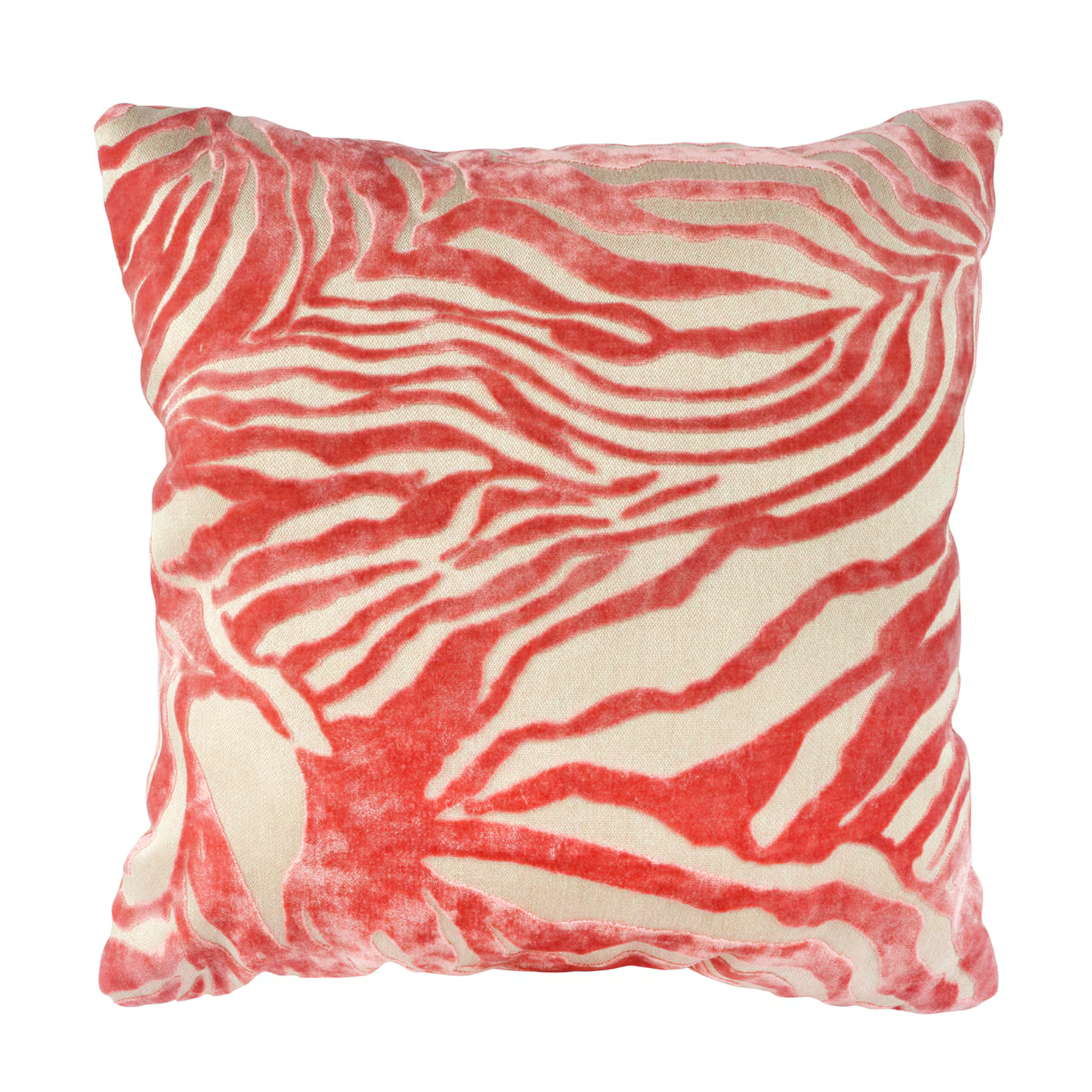 Viva La Velvet Tiger Print Pillow