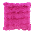 Pink Passion Furry Throw Pillow