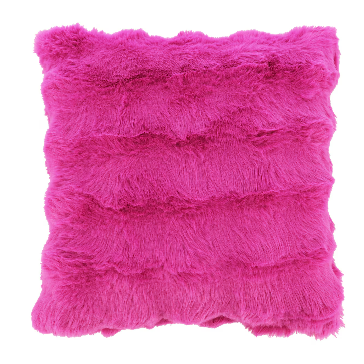 Pink Passion Furry Throw Pillow