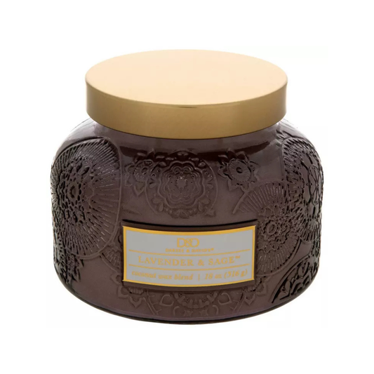 D and D Lavender & Sage Jar Candle