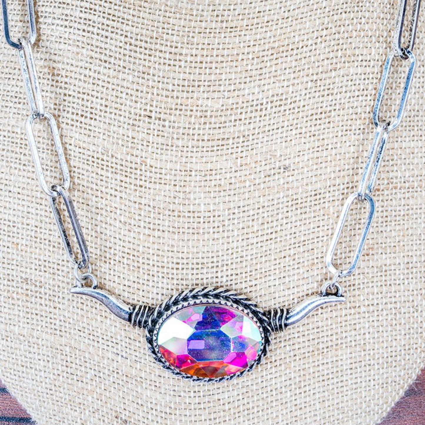 Luminous Leghorn Western Necklace