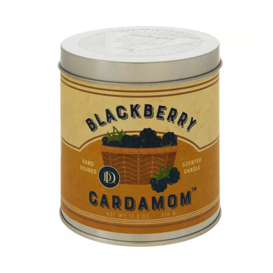 D and D Blackberry Cardamom Tin Candle