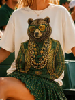Football Baylor Bears Crystal Accent Gameday T-Shirt